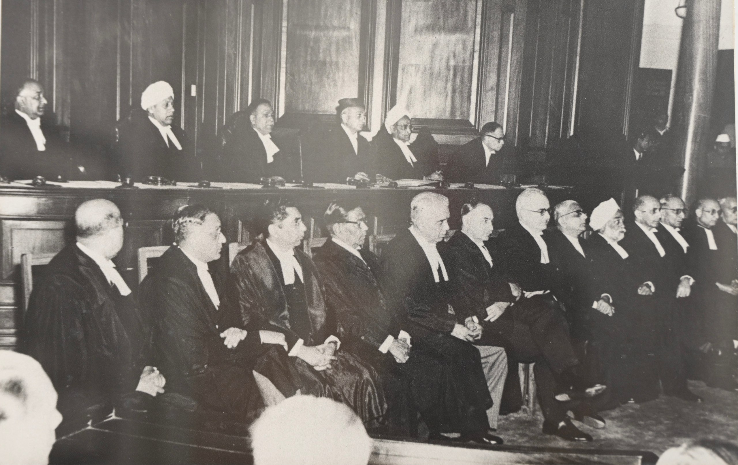 Inaugural sitting of the Supreme Court on 28 January 1950